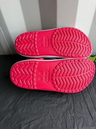 Crocs Zuecos Unisex Rosa Talla 43.5