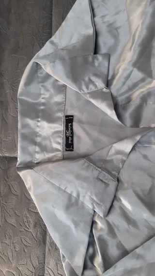 Body camicia effetto seta donna
