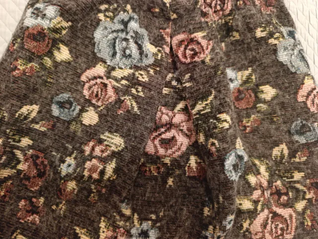 Falda estampada flores niña talla 10