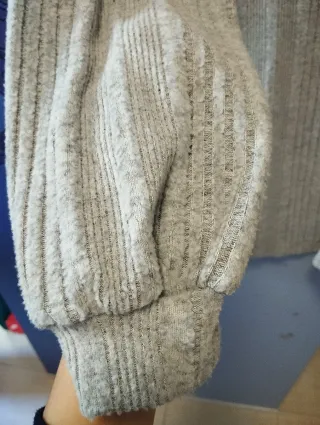 Vestido de lana gris