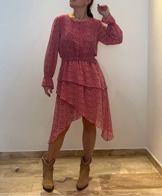 Vestido Pepe Jeans Estampado Talla L