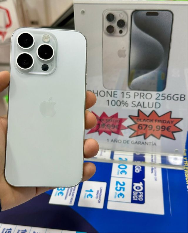 IPHONE 15 PRO 256GB 100% SALUD
