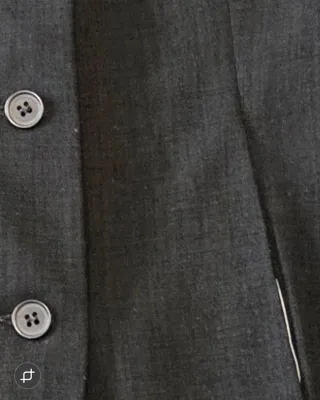 Chaqueta Levita entallada T40 Negra