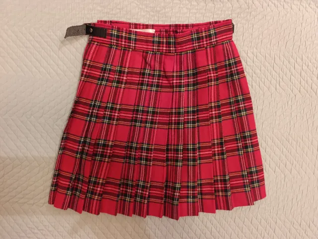 Falda escocesa niña talla 8
