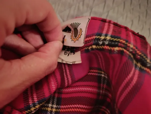 Falda escocesa niña talla 8