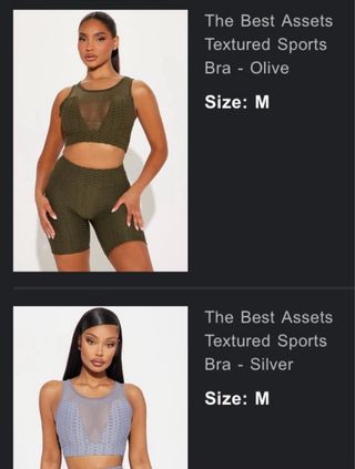 Pack dos tops deportivos de The Best Assets T.M