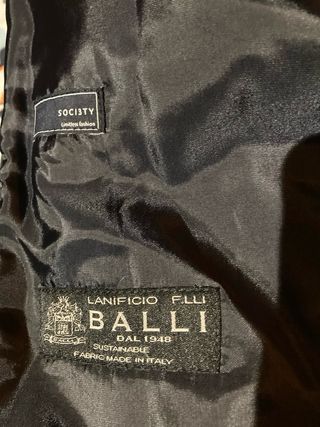 Abrigo lana azul The Society Shop Talla M