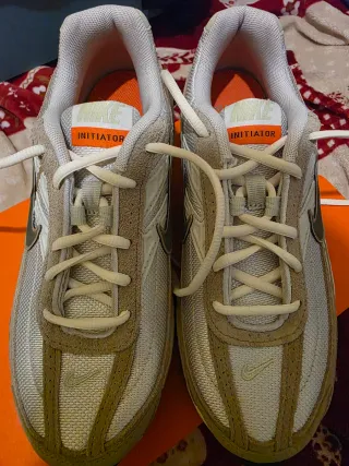 Scarpe Nike Initiator Uomo Tg 40 Beige/Verde