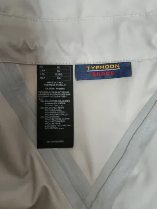 Giacca Paul & Shark Typhoon 20000 Bianca