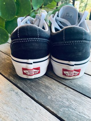Vans Platform Scarpe Donna Nere Bianche