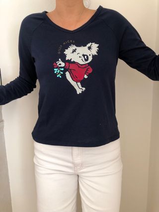 Gilly Hicks Koala T-shirt + Massimo Dutti Pantalon