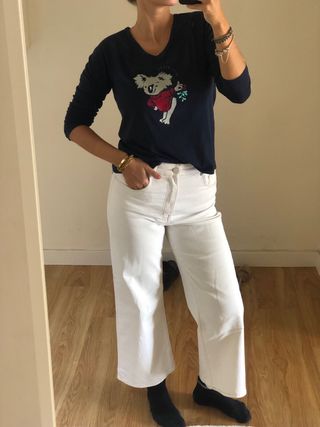 Gilly Hicks Koala T-shirt + Massimo Dutti Pantalon