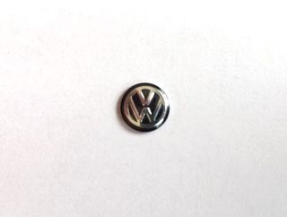 LOGO LLAVE VOLKSWAGEN VW NEGRO 11MM