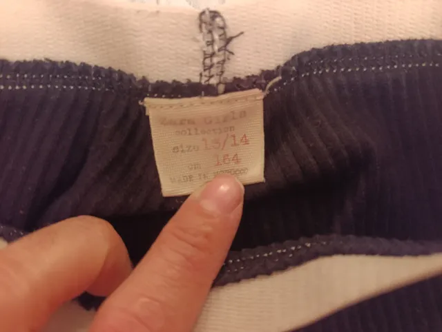 Leggings negros niña Zara talla 13-14