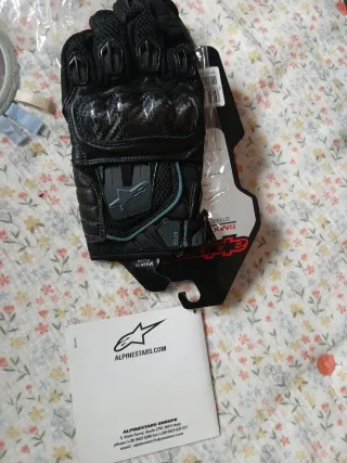 Guantes Moto Alpinestars SMX Carbon Talla S Nuevos