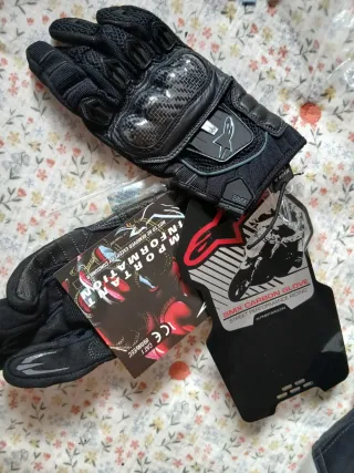 Guantes Moto Alpinestars SMX Carbon Talla S Nuevos