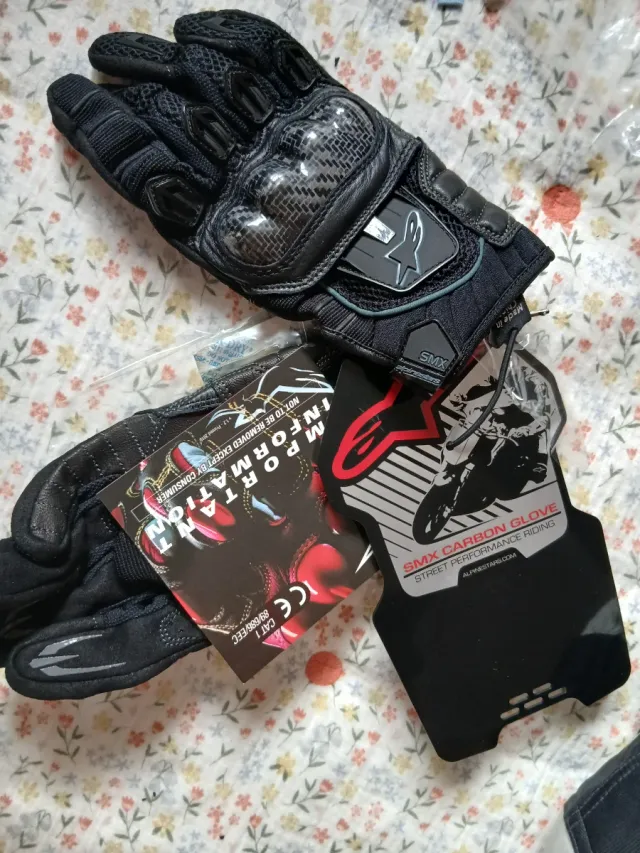 Guantes Moto Alpinestars SMX Carbon Talla S Nuevos