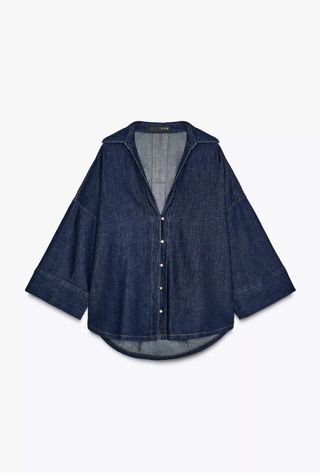 Camisa denim oversize