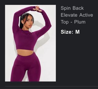 Top deportivo manga larga Elevate Active M