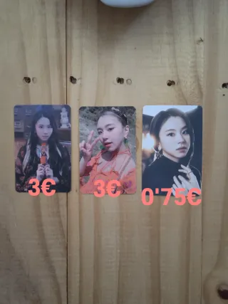 TWICE CHAEYOUNG PHOTOCARDS AND LOMOCARDS WTS
