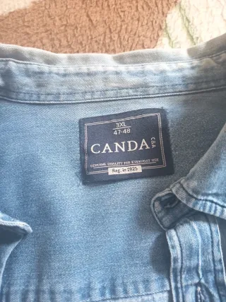 Camisa Vaquera Canvas Talla 3XL