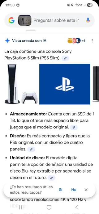 PlayStation 5 (PS5) 1TB Blanca Nueva en caja