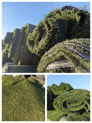 Césped artificial reciclado