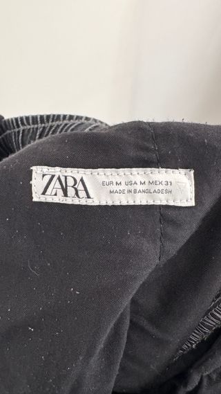 Pantalón jogger denim Zara azul
