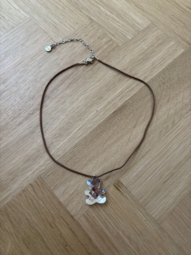 Collar Swarovski Oso Cristal