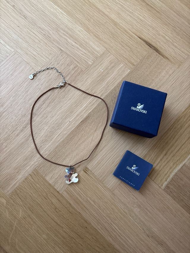 Collar Swarovski Oso Cristal