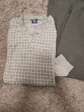 Pijama hombre gris T XL