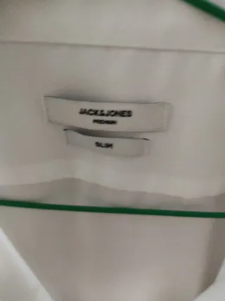 Camisa Sastre Caballero Talla S Blanca