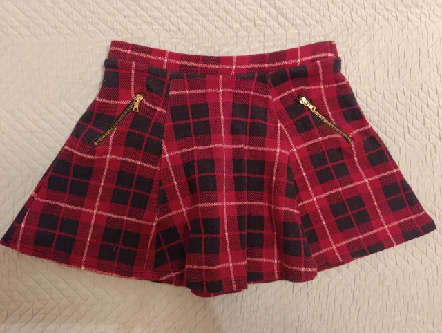 Falda cuadros mini niña ZARA talla 11-12