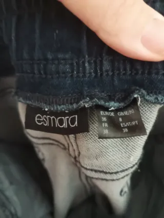 Pantalón vaquero con goma