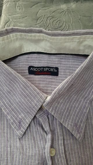 camicia a righe uomo