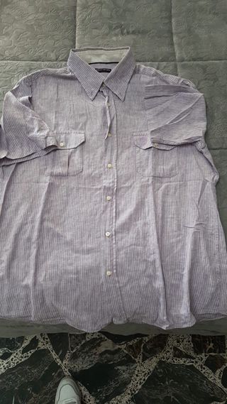 camicia a righe uomo