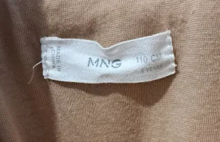 Abrigo pelo niña MNG 110 cm