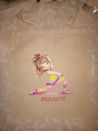 Regalos personalizados  Tote Bag pilate o yoga.