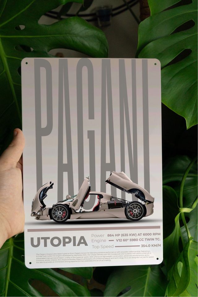 Targa Decorativa Pagani Utopia