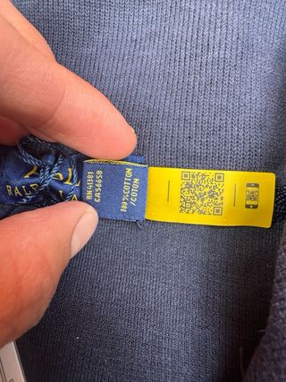 Polo Ralph Lauren 1/4 Zip Jersey Azul