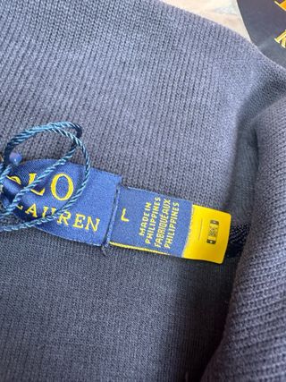 Polo Ralph Lauren 1/4 Zip Jersey Azul