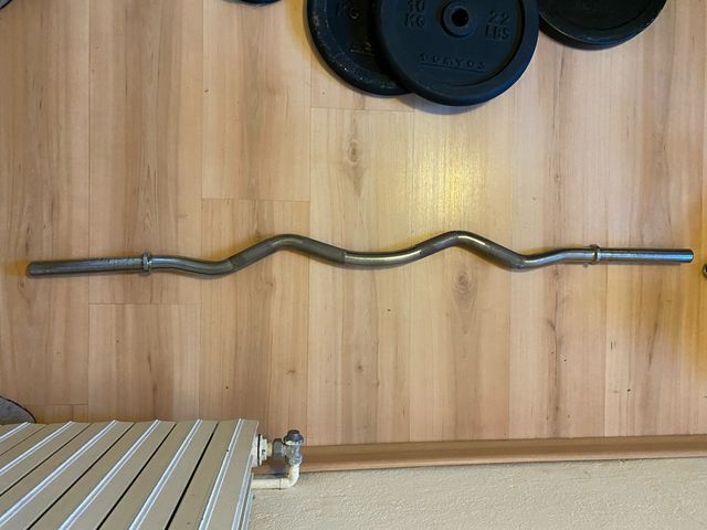 Barra Z para bíceps gym