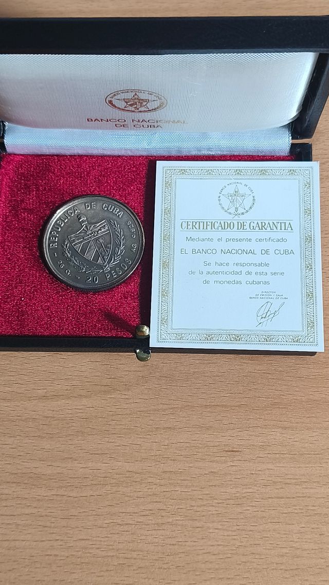 Moneda 20 Pesos Cumbre Países No Alineados 1979