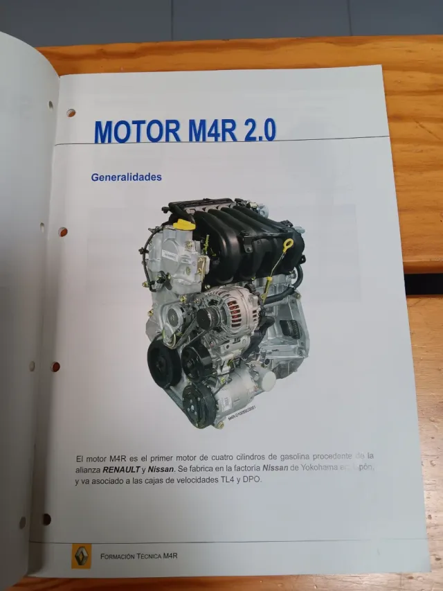 Manual de taller del motor Renault M4R