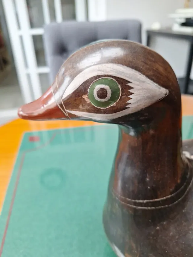 Pato Mandarín Cerámica Decorativo