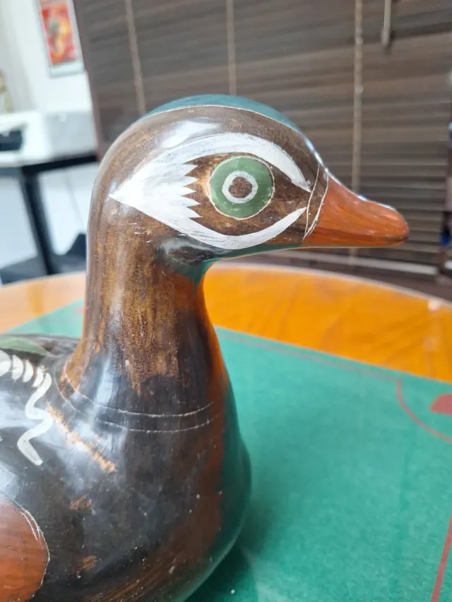 Pato Mandarín Cerámica Decorativo