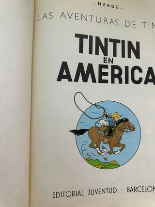 Tintín en América 1era Edición