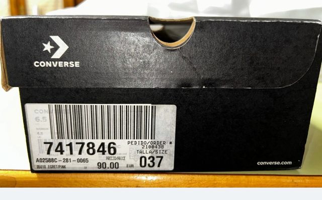 Converse Zapatillas Nuevas Sin Estrenar