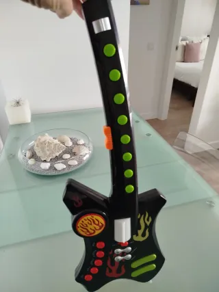 Guitarra Rock con Sonido y luces