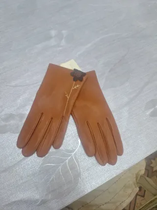 Guantes de piel auténtica